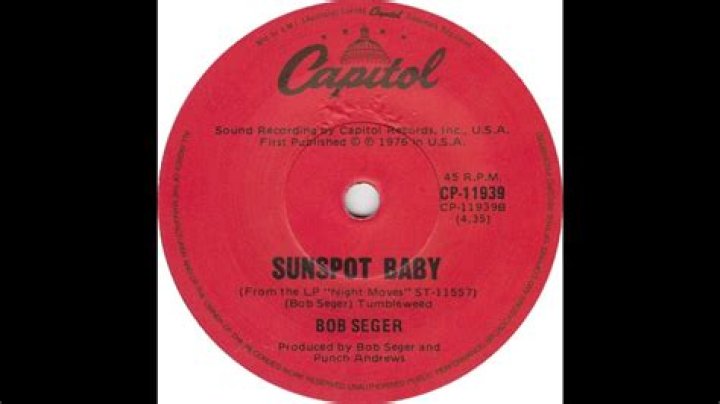 Bob Seger’s
Sunspot Baby Lyrics