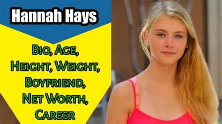 Hannah Harper (Actress) Wiki, Bio, Age, Height, Weight, Dating, Boyfriend, Net Worth, Career, Facts