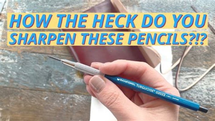 How do you sharpen a mac powerpoint eye pencil