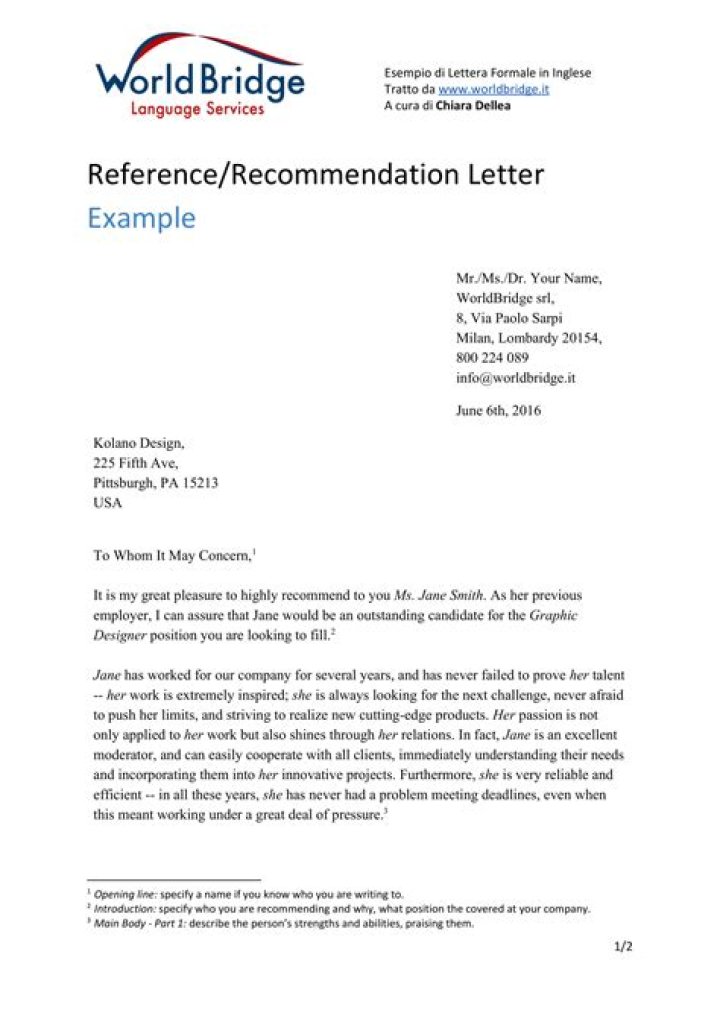 How to ask previous employer for reference example