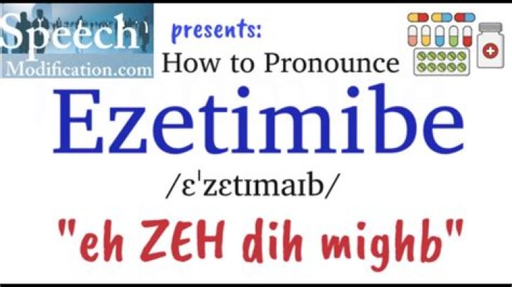 How to pronounce ezetimibe