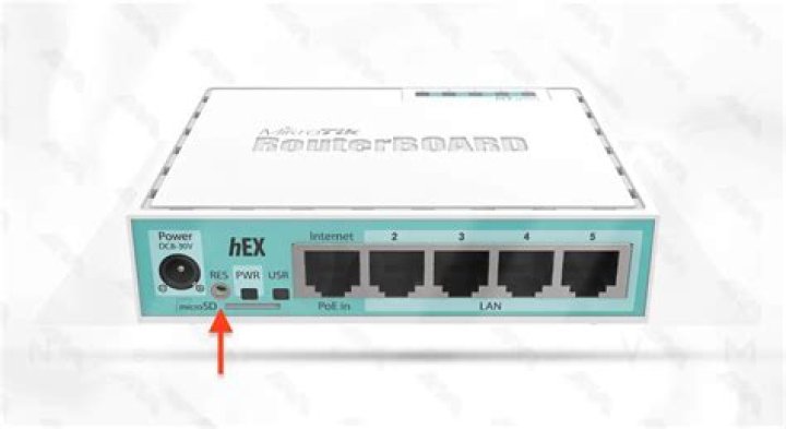 How to reset mikrotik switch