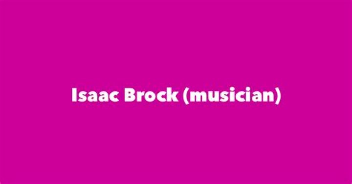 Isaac Brock (Musician) Parents: Meet Kris Adair