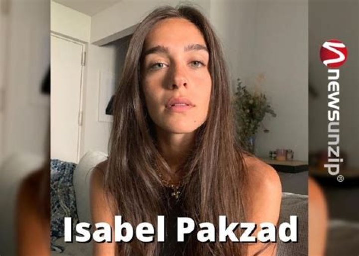 Isabel Pakzad Bio, Wiki, Age, Height ,Weight , Education ,Parents, Boyfriend, Movies and Net Worth.